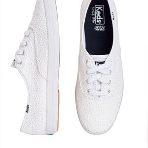 Keds Champion Daisy Eyelet Women's White Lace Sneakers